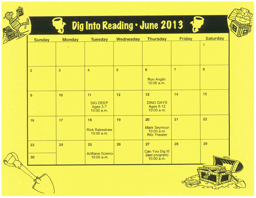 Summer Reading Program Talladega ArmstrongOsborne Library